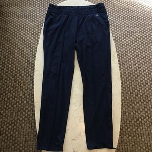 GAP Navy Brushed Tech Jersey Joggers